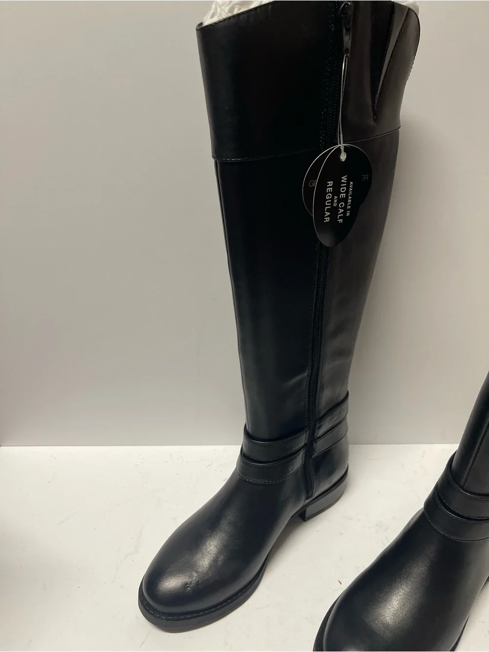 INC International Concepts Womens Frankll Leather Closed Toe,Black,  5M $190